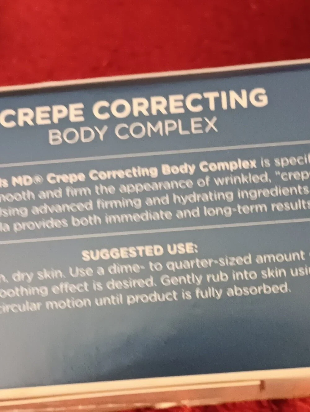 Crepe Correcting Body Complex - White - Unbranded